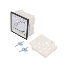 Voltmetru Panou 0-6V Clasa 1.5 Umax 600V | Electronic-mag.ro | Componente Electronice