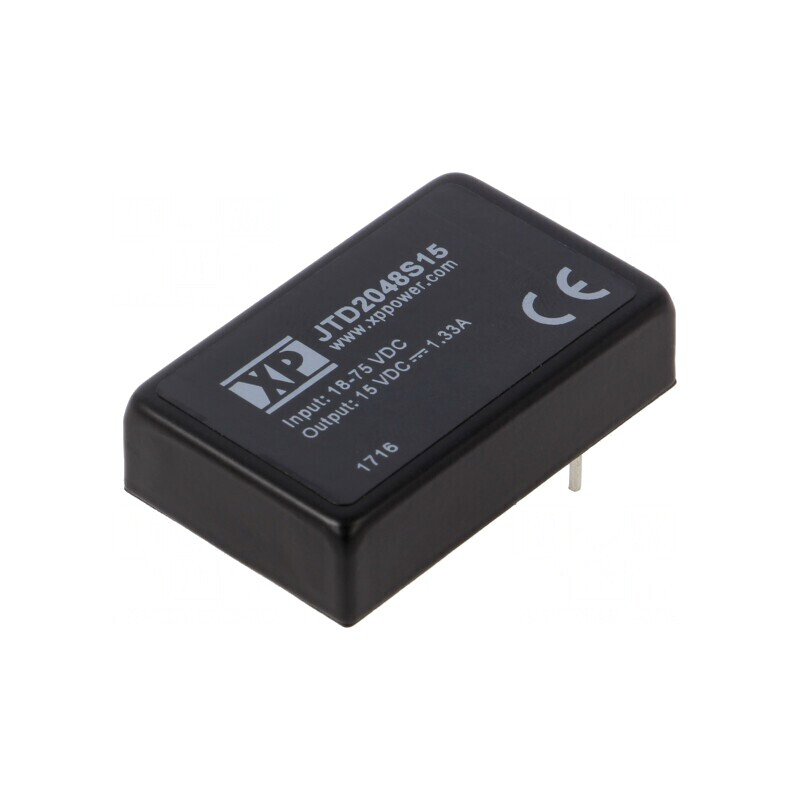 Convertor DC/DC 20W 18-75V la 15V 1,33A THT | Electronic-mag.ro | Componente Electronice Convertor DC/DC 20W 18-75V la 15V 1,33A THT | Electronic-mag.ro | Componente Electronice