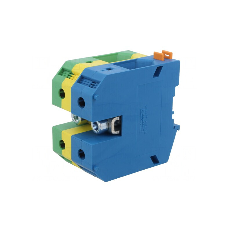 Conector Șine 95mm2 1 Pista 2 Borne Galben-Verde | Electronic-mag.ro | Componente Electronice Conector Șine 95mm2 1 Pista 2 Borne Galben-Verde | Electronic-mag.ro | Componente Electronice