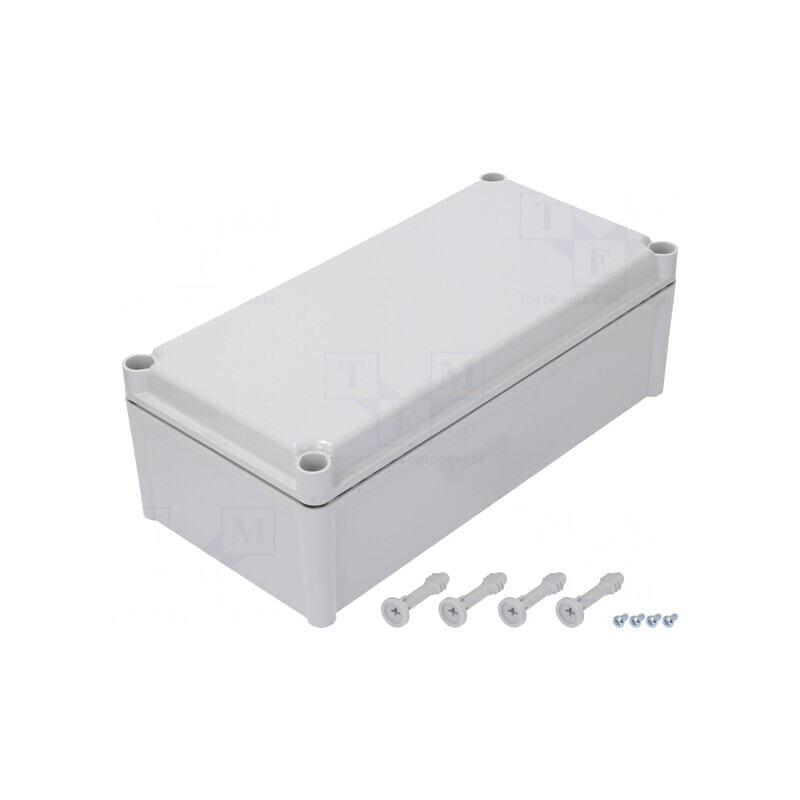 Carcasă universală gri SOLID ABS 188x378x130 mm | Electronic-mag.ro | Componente Electronice Carcasă universală gri SOLID ABS 188x378x130 mm | Electronic-mag.ro | Componente Electronice