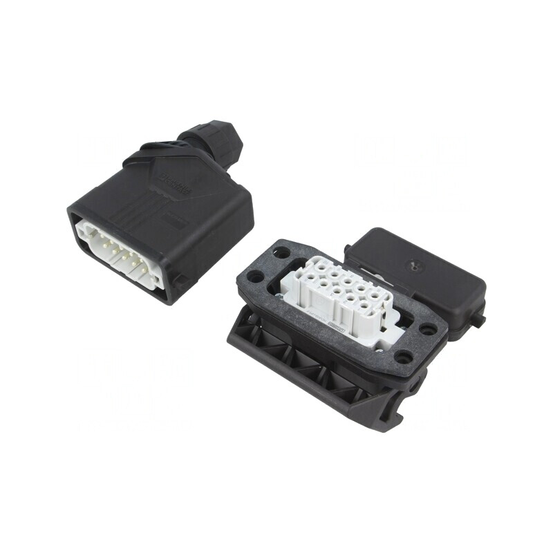 Conector Electric HDC 250V 16A 10 PIN 10 PE | Electronic-mag.ro | Componente Electronice Conector Electric HDC 250V 16A 10 PIN 10 PE | Electronic-mag.ro | Componente Electronice