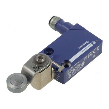 Limitator cursă manetă R 34,4mm, rolă metalică Ø16mm NO NC | Electronic-mag.ro | Componente Electronice