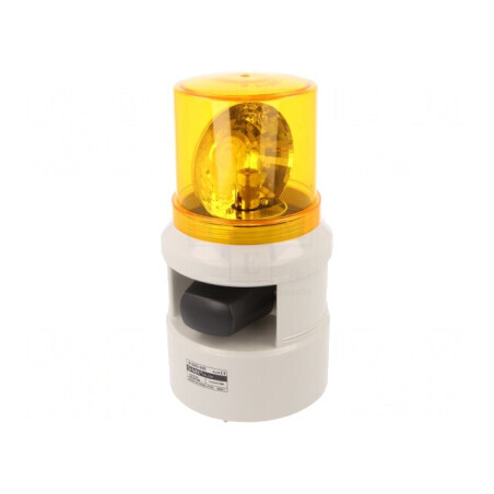 Sirenă cu Lumină Rotativă 24VDC | Electronic-mag.ro | Componente Electronice