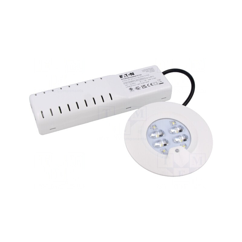 Lampă de Urgență LED RoundTech IP44 Albă | Electronic-mag.ro | Componente Electronice