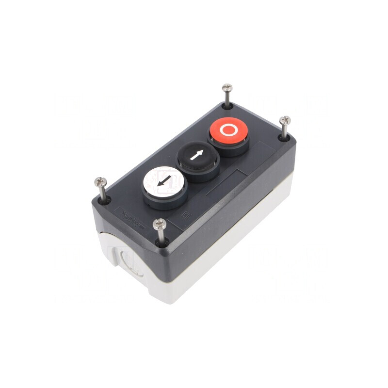 Casetă de comandă Harmony XB5 cu 3 butoane IP66 | Electronic-mag.ro | Componente Electronice