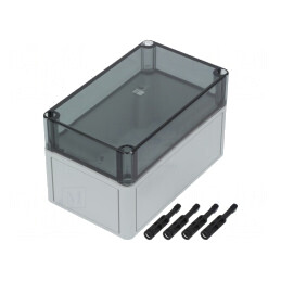 Carcasă Universală Policarbonat 110x180x111mm | Electronic-mag.ro | Componente Electronice