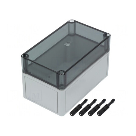 Carcasă Universală Policarbonat 110x180x111mm | Electronic-mag.ro | Componente Electronice