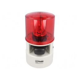Semnalizator 24VDC cu Sirenă și Lumină Rotativă | Electronic-mag.ro | Componente Electronice