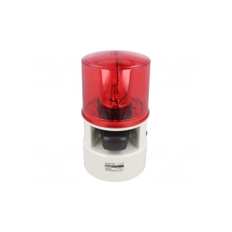 Semnalizator 24VDC cu Sirenă și Lumină Rotativă | Electronic-mag.ro | Componente Electronice
