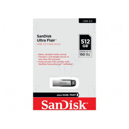 Pendrive USB 3.0 512GB Negru | Electronic-mag.ro | Componente Electronice