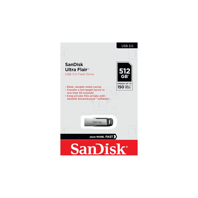 Pendrive USB 3.0 512GB Negru | Electronic-mag.ro | Componente Electronice