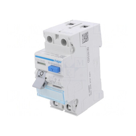Întrerupător diferențial 63A 30mA 1P+N 240VAC | Electronic-mag.ro | Componente Electronice