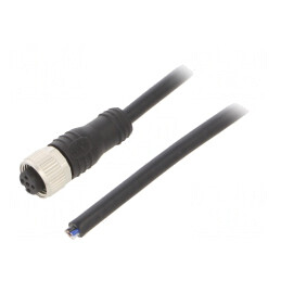 Cablu de conectare M12 5 pini 20m PVC 80°C | Electronic-mag.ro | Componente Electronice