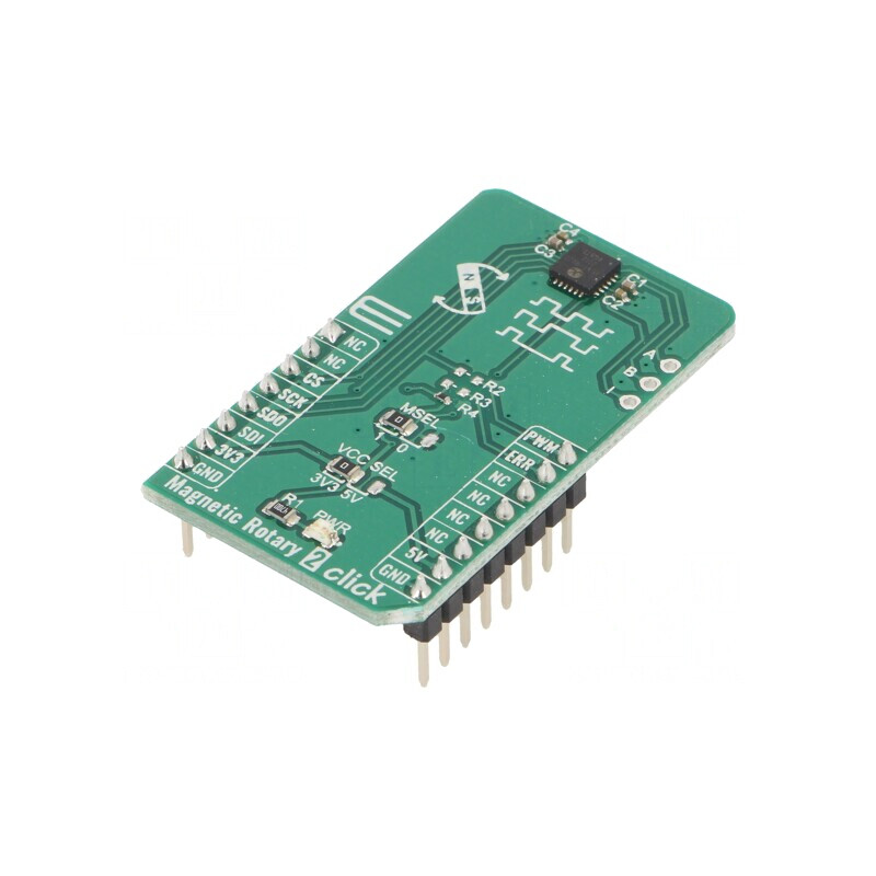 Senzor de Câmp Magnetic SPI MAGNETIC ROTARY 2 CLICK 3,3V/5V | Electronic-mag.ro | Componente Electronice