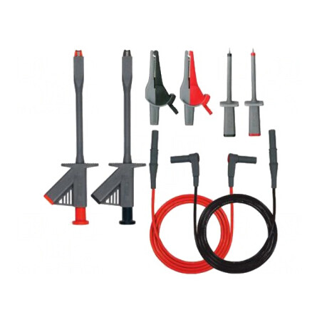 Cabluri de Măsurare PVC 4mm Negru și Roșu | Electronic-mag.ro | Componente Electronice