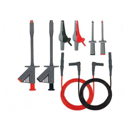 Cabluri de Măsurare PVC 4mm Negru și Roșu | Electronic-mag.ro | Componente Electronice