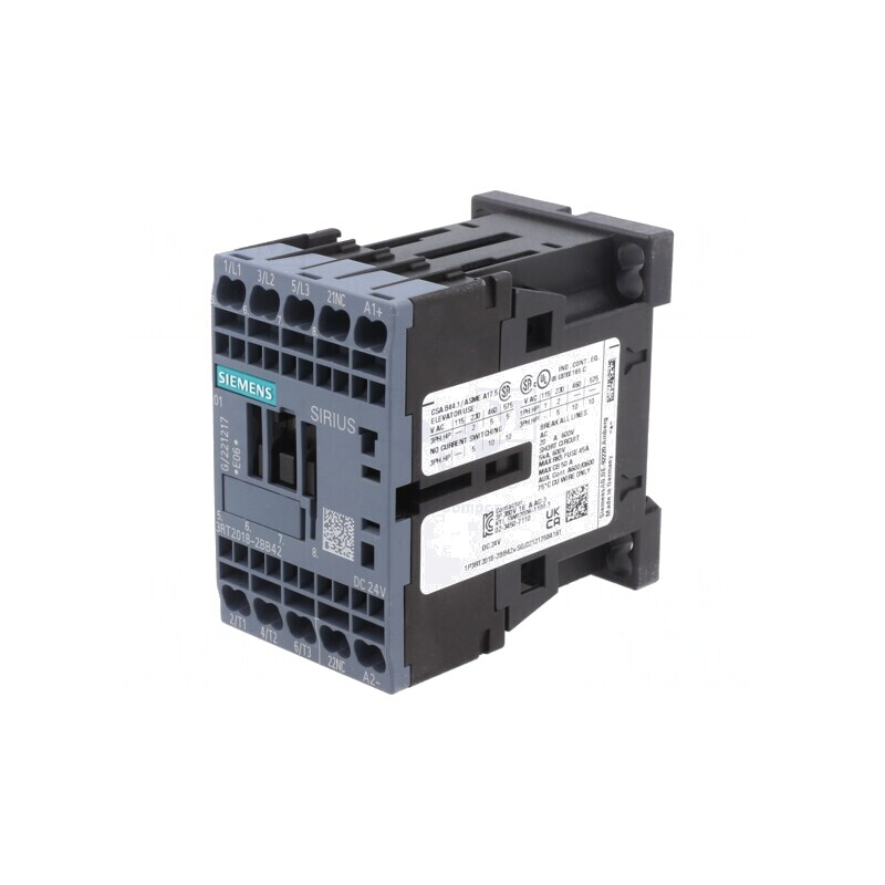 Contactor 3-Pole 24VDC 17A 690V | Electronic-mag.ro | Componente Electronice