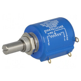 Potențiometru axial 10kΩ 2W linear IP65 | Electronic-mag.ro | Componente Electronice