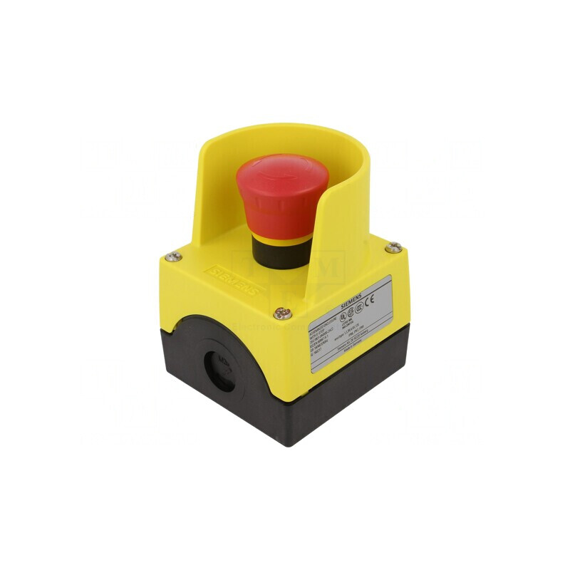 Casetă de comandă cu un buton de urgență IP67 | Electronic-mag.ro | Componente Electronice