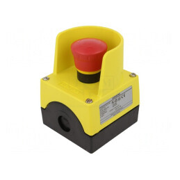 Casetă de comandă cu un buton de urgență IP67 | Electronic-mag.ro | Componente Electronice