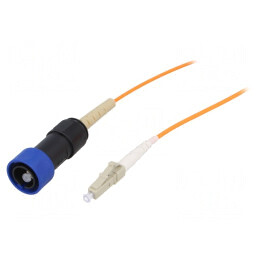 Patch Cord Fibră Optică Simplex Multimod Tip Baionetă | Electronic-mag.ro | Componente Electronice