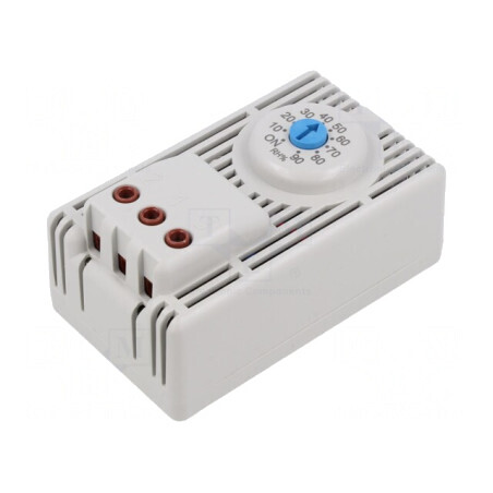 Higrostat SPDT 20-90%RH -10÷50°C pentru şină DIN | Electronic-mag.ro | Componente Electronice
