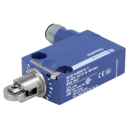Limitator Cursă Rola Metalică 11.6mm 6A 250VAC | Electronic-mag.ro | Componente Electronice