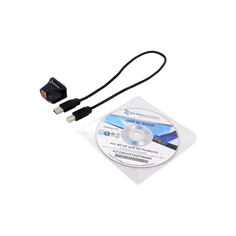 Convertor RS232/USB 1 Port IP50 41x38x22mm | Electronic-mag.ro | Componente Electronice