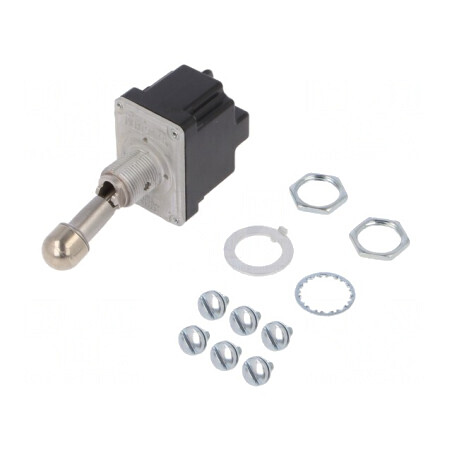 Comutator Basculant DPST ON-OFF 15A 125VAC | Electronic-mag.ro | Componente Electronice