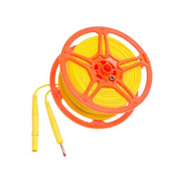 Cablu de măsurare mufă banană 4 mm, 50m | Electronic-mag.ro | Componente Electronice