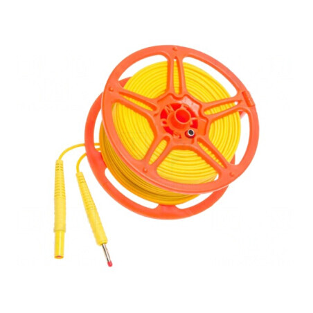 Cablu de măsurare mufă banană 4 mm, 50m | Electronic-mag.ro | Componente Electronice