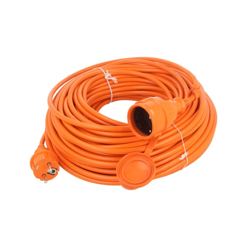 Prelungitor alimentare 40m portocaliu 3x1,5mm2 | Electronic-mag.ro | Componente Electronice