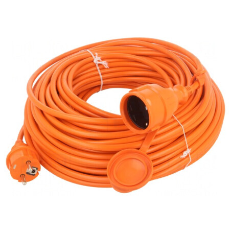 Prelungitor alimentare 40m portocaliu 3x1,5mm2 | Electronic-mag.ro | Componente Electronice