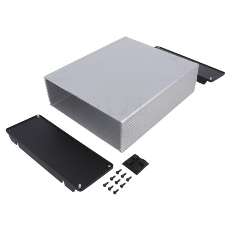 Carcasă cu panou și lame de fixare 191x220mm 1457U | Electronic-mag.ro | Componente Electronice