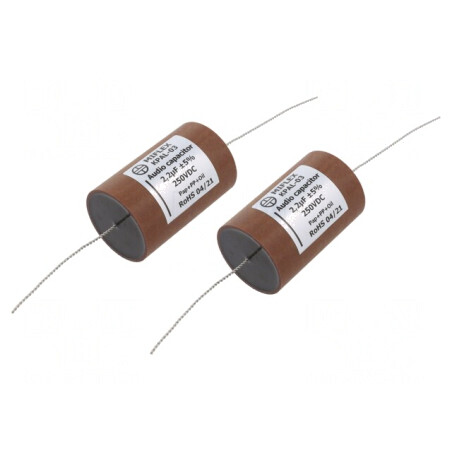 Condensator aluminiu-polipropilenă-hârtie 2,2uF 250VDC ±5% | Electronic-mag.ro | Componente Electronice