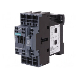 Contactor 3P NO 24VDC 12A 3 Auxiliare | Electronic-mag.ro | Componente Electronice