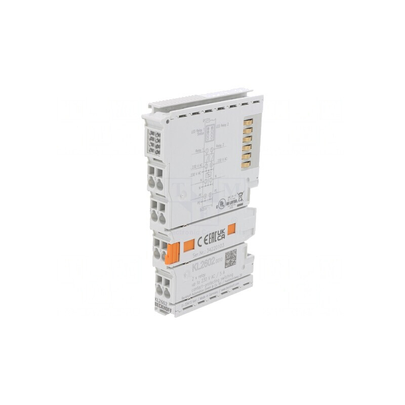 Modul Ieşiri Digitale 30VDC IP20 2 Relee 230VAC KL2602-0010 | Electronic-mag.ro | Componente Electronice