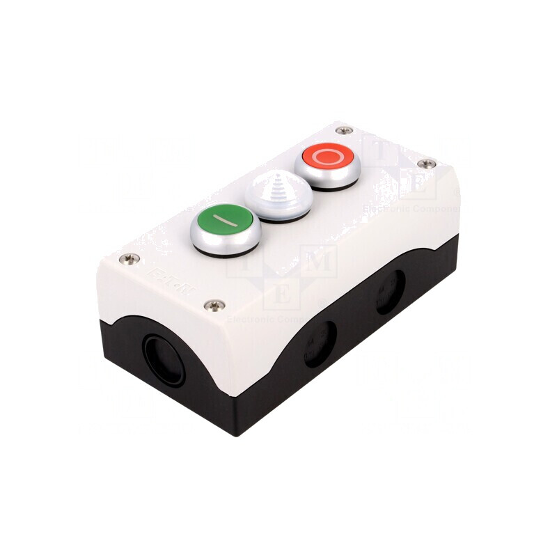 Casetă de comandă RMQ-Titan 3 butoane IP67 plastic | Electronic-mag.ro | Componente Electronice