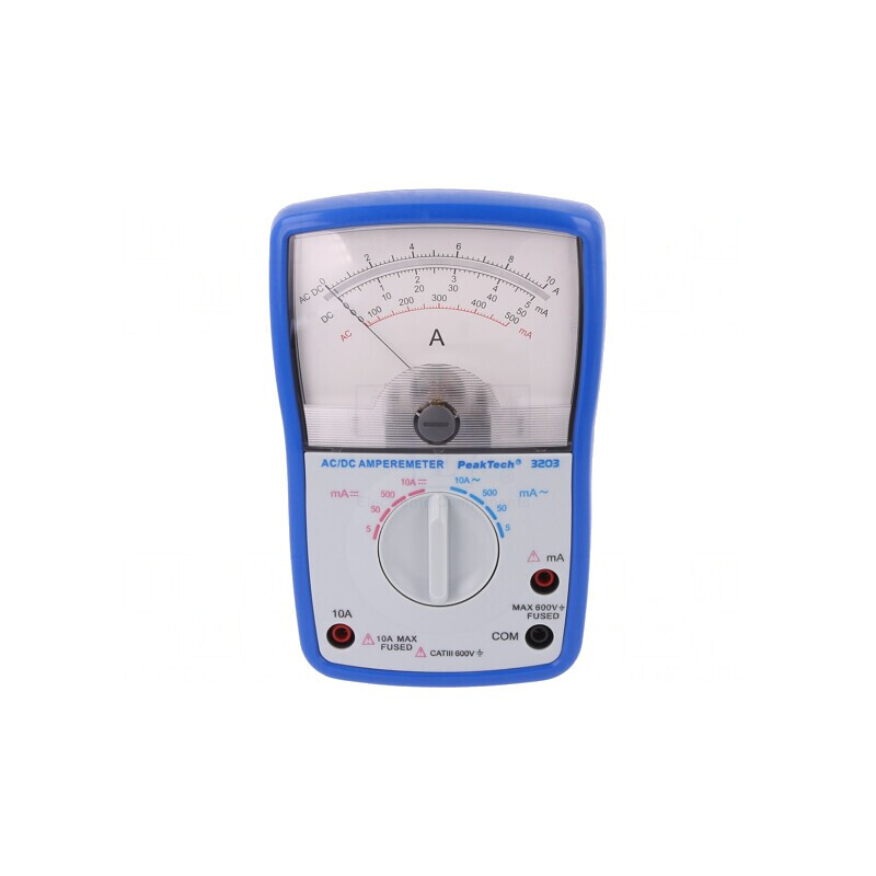 Ampermetru Analog cu Carcasă Antişoc | Electronic-mag.ro | Componente Electronice