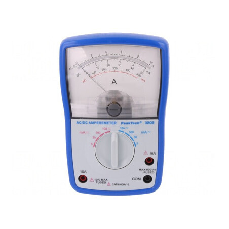 Ampermetru Analog cu Carcasă Antişoc | Electronic-mag.ro | Componente Electronice