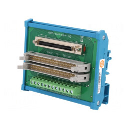 Bloc Terminal Șină DIN 68pin | Electronic-mag.ro | Componente Electronice