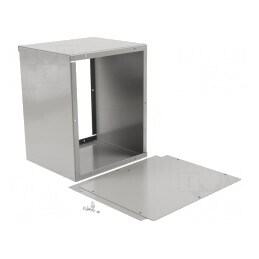 Carcasă universală oțel gri 203x254x178mm | Electronic-mag.ro | Componente Electronice