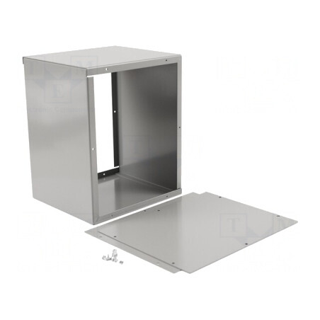 Carcasă universală oțel gri 203x254x178mm | Electronic-mag.ro | Componente Electronice
