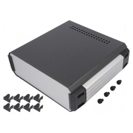 Carcasă din Tablă de Oțel cu Panou 110x200x200x70mm | Electronic-mag.ro | Componente Electronice