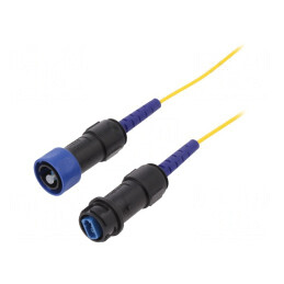 Patch Cord Fibră Monomod Simplex Baionetă | Electronic-mag.ro | Componente Electronice