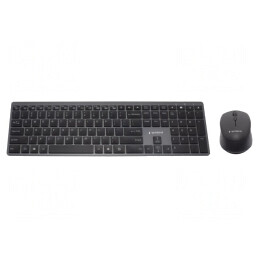 Kit Birou USB C Fără Fir Negru - Layout US | Electronic-mag.ro | Componente Electronice