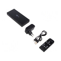 Switch HDMI 2.0 HDCP 2.2 Negru | Electronic-mag.ro | Componente Electronice