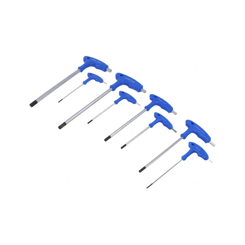 Set Chei Imbus 8 Bucăți cu Mâner L | Electronic-mag.ro | Componente Electronice