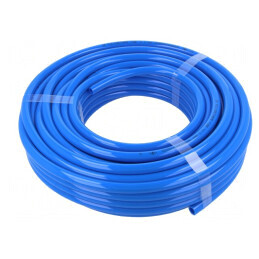 Cablu pneumatic | max.10bar | L: 25m | poliuretan | Economy | albastră | 259.19SB-25