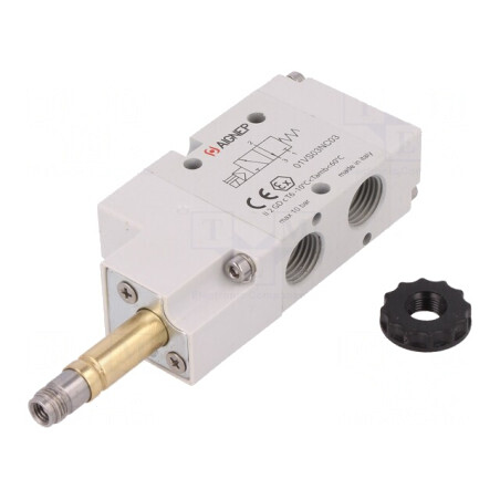 Ventil electromagnetic 2-10bar 3/2 NC G 1/4 9mm | Electronic-mag.ro | Componente Electronice